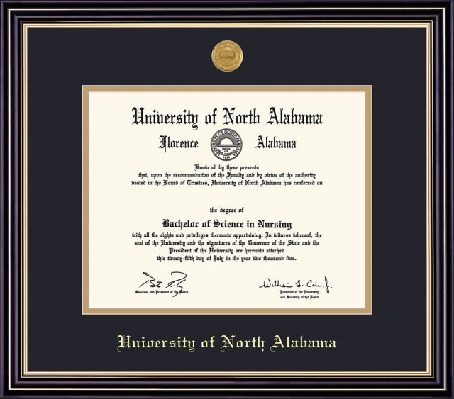 University of North Alabama 8'' x 10'' Prestige Diploma Frame