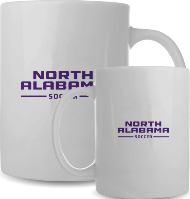 North Alabama Full Color Mug 15oz Soccar UNA - ONLINE ONLY